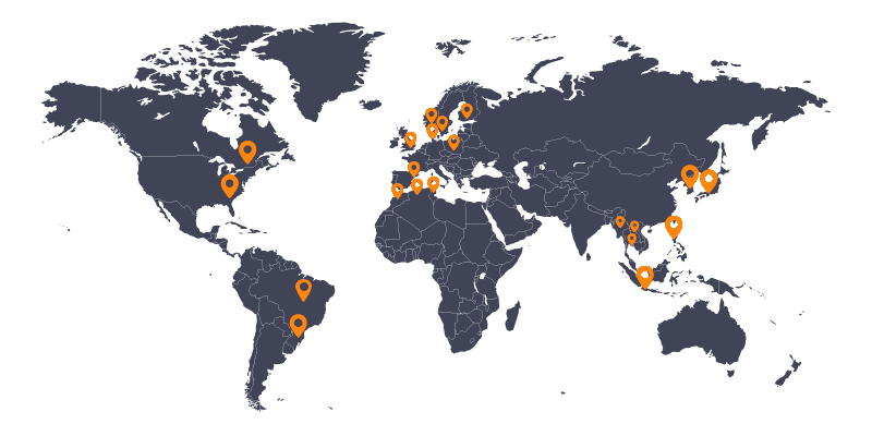 carte agents distributeurs