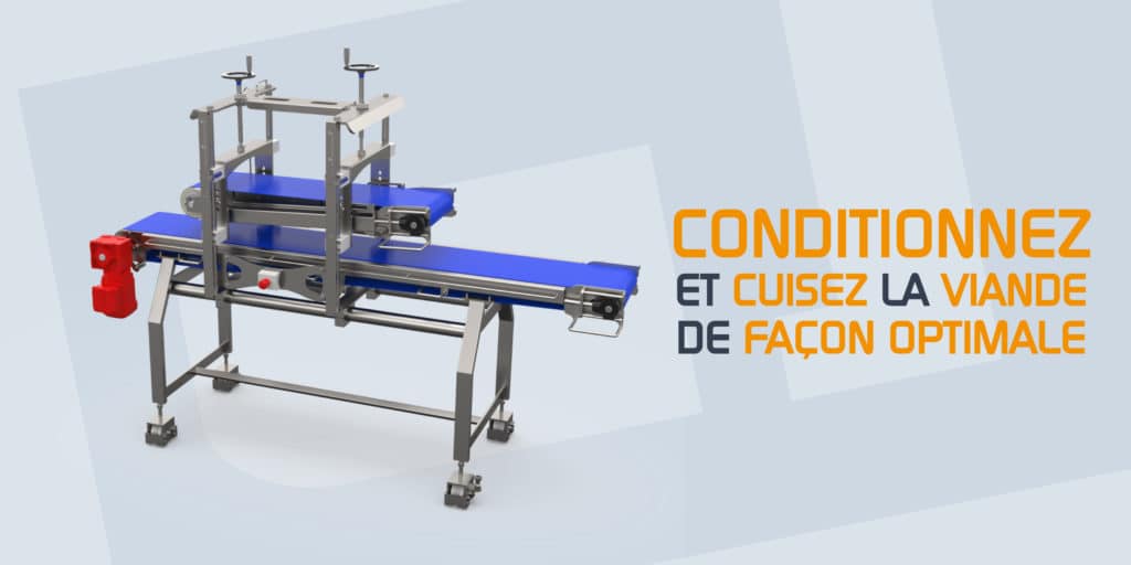 Convoyeur aplatisseur de chez Pactisoud